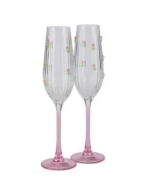 Набор бокалов для шампанского Regent Linea Asti 2 пр. 250 мл 81-801