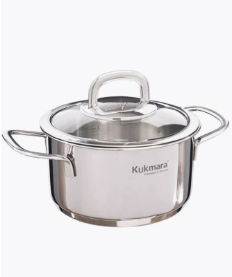 Кастрюля Kukmara Safia 1,8 л/16 см со стекл. крышкой SF-CA1816G