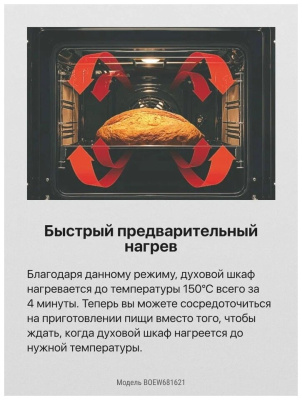 Электрический духовой шкаф Hansa BOEW681621