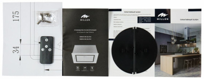 Вытяжка Millen MBKHG 601 BL черный