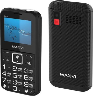 Мобильный телефон Maxvi B200 Black