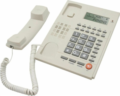 Телефон проводной Ritmix RT-420 white