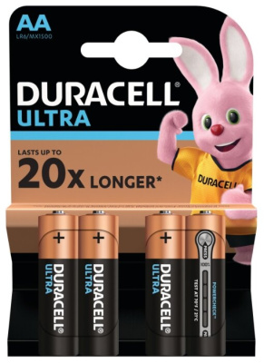 Батарейка Duracell LR6/4BL Ultra Power (1BL-4шт)