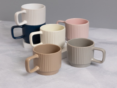 Набор кружек Jewel Шелли 6 пр. 310 мл НПС0047-65