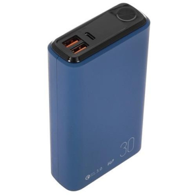 Внешний АКБ OLMIO QS-30 30000mAh 22.5W темно-синий