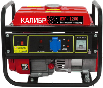 Генератор бензиновый Калибр БЭГ-1200