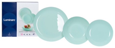 Столовый сервиз Luminarc Diwali Light Turquoise P2963 18пр.