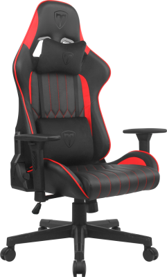 Игровое кресло T-Line Pride (Экокожа) Black/Red