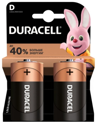 Батарейка Duracell LR20 BL2 MN1300 (1BL-2шт)