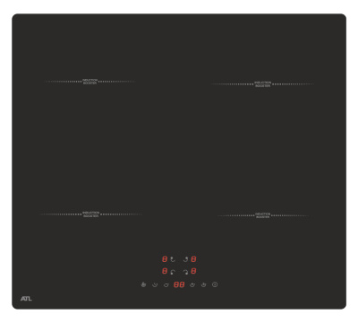 Индукционная варочная поверхность ATL 2 KIO 64 B BK