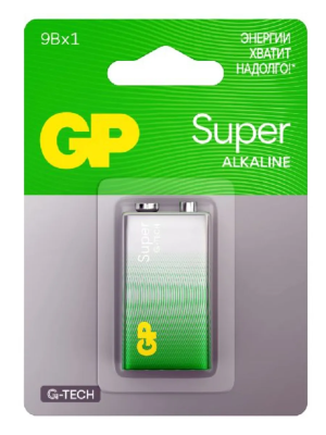 Эл.питания GP Super alkaline G-TECH 6LR61-1BL