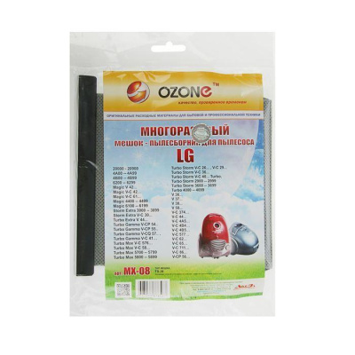 Пылесборник многоразовый Ozone MX-08 (д/пылесоса LG ТВ-36)
