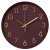 Часы настенные Рубин Классика d-28см темно-вишневый 2831-007