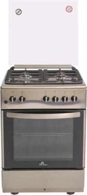 Плита газовая De Luxe 606040.24г 000 (кр) ч/р нержавейка