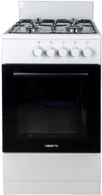 Плита газовая VESTA Bergamo VGG 5021.1 Белая