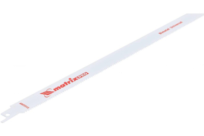 Полотно для сабельной пилы Matrix S1122VF,200/1,8-2,5 мм универс. 2шт