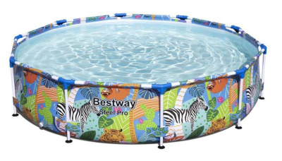 Бассейн каркасный Bestway 56985 STEEL PRO 305*66 см
