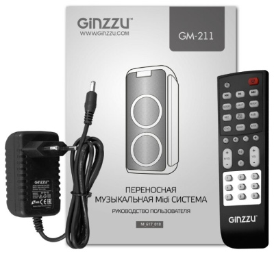Портативная акустика Ginzzu GM-211
