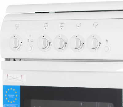Плита газовая De Luxe 506040.14г (кр) чр
