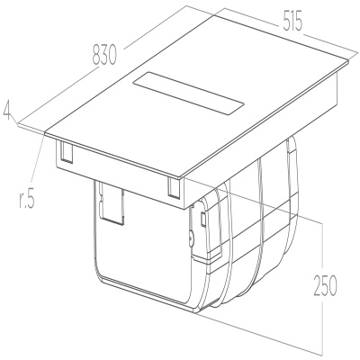Индукционная варочная поверхность Elica NIKOLATESLA FIT XL BL/A/83