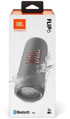 Портативная акустика JBL Flip 6 Grey