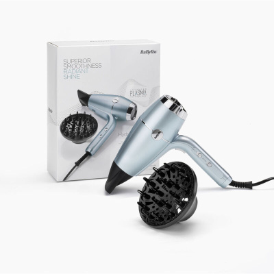 Фен BaByliss D773DE голубой/черный