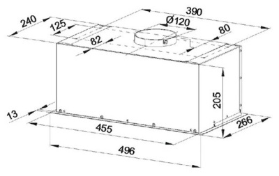 Вытяжка Konigin FlatBox Black 50