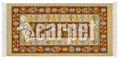 Универсальный коврик Shahintex Etno icarpet 60*100 003 янтарь