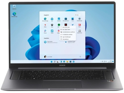 Ноутбук HONOR MagicBook 16.1 AMD Ryzen 5-5600U/16GB/512GB SSD/AMD Radeon Vega 7 (Win11) Silver