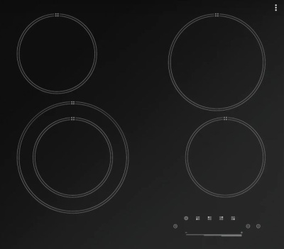 Электрическая варочная поверхность Kuche CSH 641 B