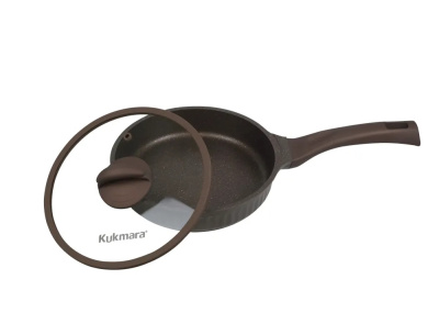 Сковорода Kukmara Stella Mokko 26 см с крышкой ссм261а