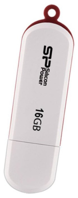 USB накопитель 64GB Silicon power LuxMini 320 White