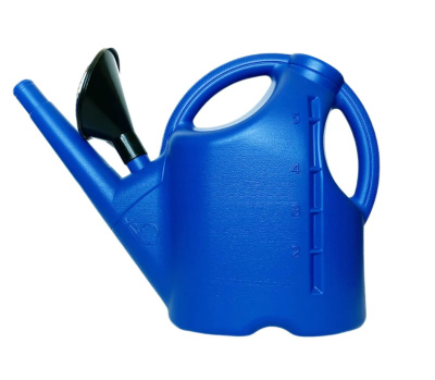 Лейка садовая 5 л (пластик) синяя
