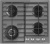 Газовая варочная поверхность Maunfeld EGHG.64.63CLGR/G Газовая варочная поверхность Maunfeld EGHG.64.63CLGR/G