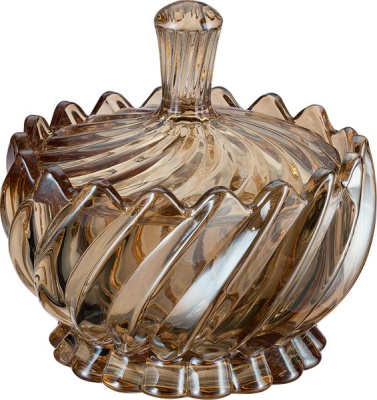 Сахарница Regent Deli Glass 10 см TG1080B/L1HA