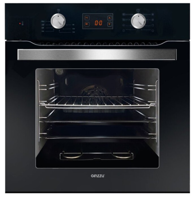 Электрический духовой шкаф Ginzzu HOE-205 черный