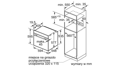 Электрический духовой шкаф Bosch HBG635BB1