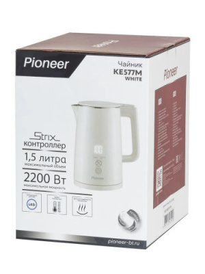 Чайник Pioneer KE577M белый
