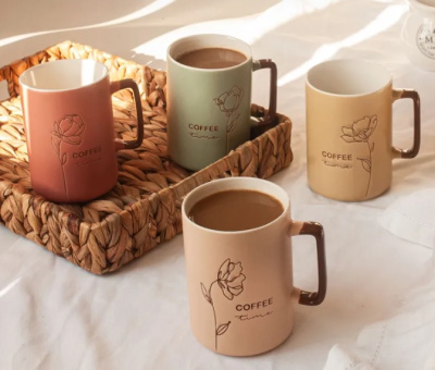 Набор кружек Jewel Флер 4 пр. 405 мл ПС0048-22