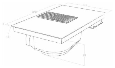 Индукционная варочная поверхность Elica NIKOLATESLA LIBRA BL/A/83