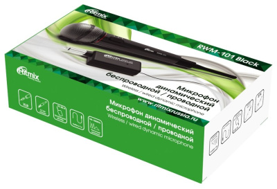 Микрофон для вокала Ritmix RWM-101 black