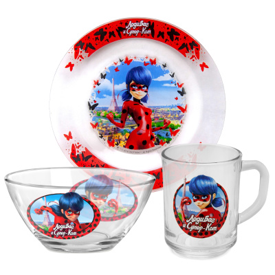 Набор для завтрака ND Play Stor "Леди Баг и Супер Кот" Бабочки 284 628