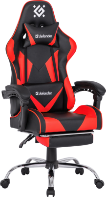 Игровое кресло Defender Pilot Black/Red