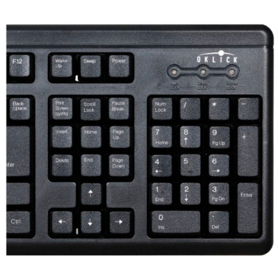 Клавиатура Oklick 140 M Black USB