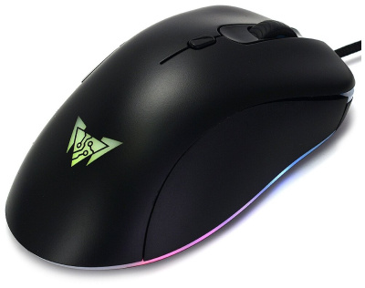 Мышь CROWN CMGM-904 RGB (USB) Black