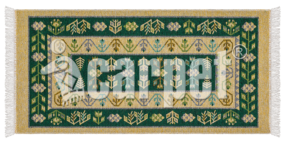 Универсальный коврик Shahintex Etno icarpet 60*100 003 малахит