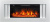 Каминокомплект: Портал Line белый с очагом Royal Flame Vision 42 LOG LED