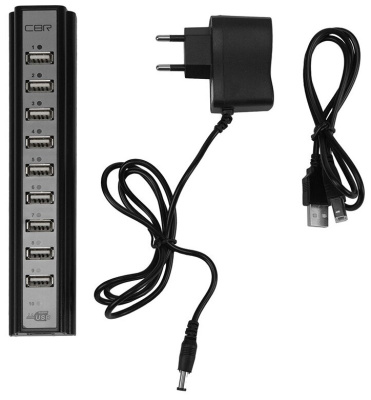 USB HUB CBR CH-310 Black