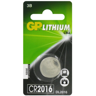 Батарейка GP Lithium Cell CR2016 BL1