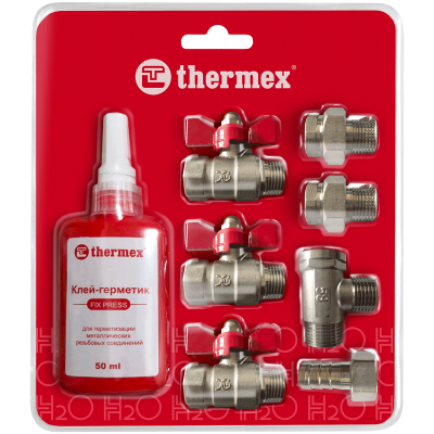 Набор монтажный Thermex для установки водонагревателя 1/2", со сливом (блистер)